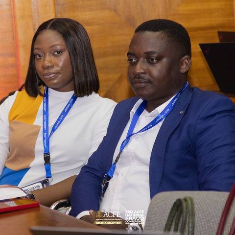 Two delegates attending the 2025 conference