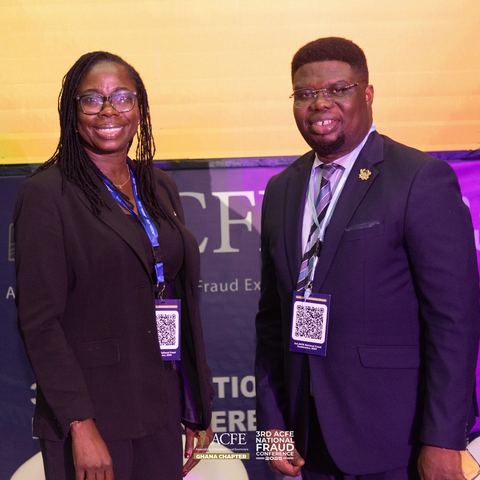 Two delegates at the 2025 conference